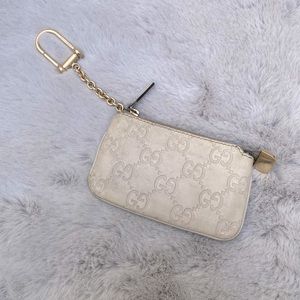 Authentic Gucci leather key pouch